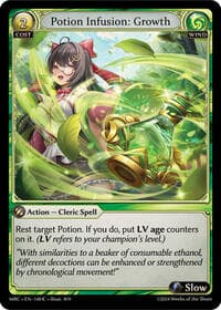 Potion Infusion: Growth - Mercurial Heart - Grand Archive TCG card