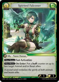 Spirited Falconer - Mercurial Heart - Grand Archive TCG card