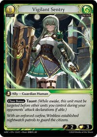 Vigilant Sentry - Mercurial Heart - Grand Archive TCG card