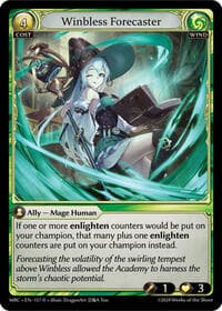 Winbless Forecaster - Mercurial Heart - Grand Archive TCG card