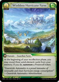 Winbless Hurricane Farm - Mercurial Heart - Grand Archive TCG card