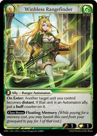 Winbless Rangefinder - Mercurial Heart - Grand Archive TCG card