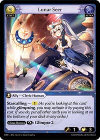 Lunar Seer - Mercurial Heart - Grand Archive TCG card