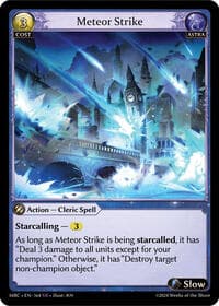 Meteor Strike - Mercurial Heart - Grand Archive TCG card