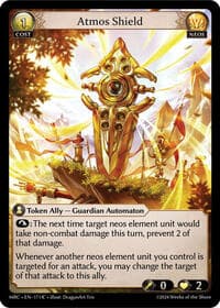 Atmos Shield - Mercurial Heart - Grand Archive TCG card