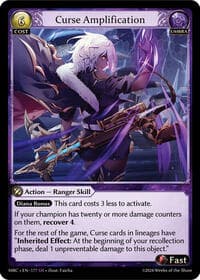 Curse Amplification - Mercurial Heart - Grand Archive TCG card