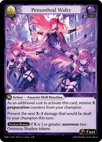 Penumbral Waltz - Mercurial Heart - Grand Archive TCG card