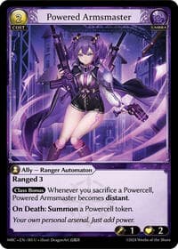 Powered Armsmaster - Mercurial Heart - Grand Archive TCG card
