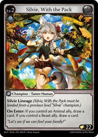 Silvie, With the Pack - Silvie Re:Collection, Slime Sovereign - Grand Archive TCG card