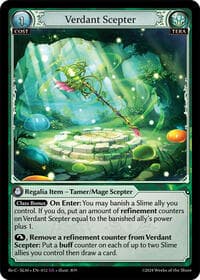 Verdant Scepter - Silvie Re:Collection, Slime Sovereign - Grand Archive TCG card