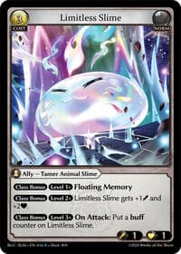 Limitless Slime - Silvie Re:Collection, Slime Sovereign - Grand Archive TCG card