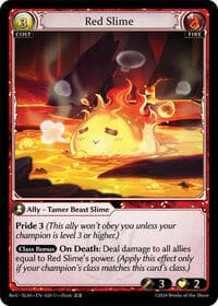 Red Slime - Silvie Re:Collection, Slime Sovereign - Grand Archive TCG card