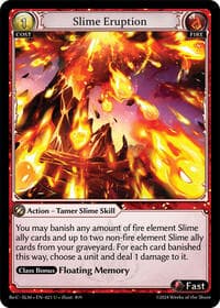 Slime Eruption - Silvie Re:Collection, Slime Sovereign - Grand Archive TCG card
