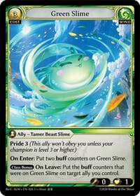 Green Slime - Silvie Re:Collection, Slime Sovereign - Grand Archive TCG card