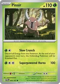 Pinsir - SV06: Twilight Masquerade - Pokemon card