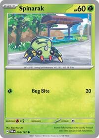 Spinarak - SV06: Twilight Masquerade - Pokemon card