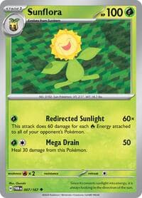Sunflora - SV06: Twilight Masquerade - Pokemon card