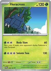 Heracross - SV06: Twilight Masquerade - Pokemon card