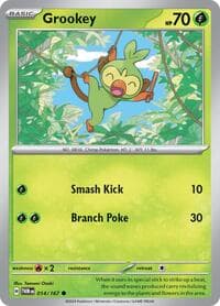 Grookey - SV06: Twilight Masquerade - Pokemon card