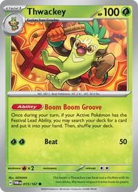 Thwackey - SV06: Twilight Masquerade - Pokemon card