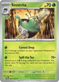Sinistcha - SV06: Twilight Masquerade - Pokemon card