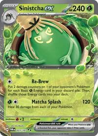 Sinistcha ex - SV06: Twilight Masquerade - Pokemon card