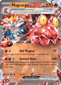 Magcargo ex - SV06: Twilight Masquerade - Pokemon card