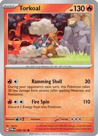 Torkoal - SV06: Twilight Masquerade - Pokemon card