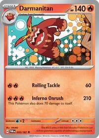 Darmanitan - SV06: Twilight Masquerade - Pokemon card