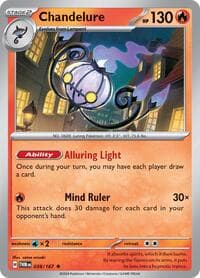 Chandelure - SV06: Twilight Masquerade - Pokemon card