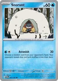Snorunt - SV06: Twilight Masquerade - Pokemon card