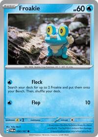 Froakie - SV06: Twilight Masquerade - Pokemon card