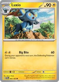 Luxio - SV06: Twilight Masquerade - Pokemon card