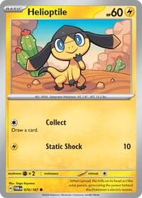 Helioptile - SV06: Twilight Masquerade - Pokemon card