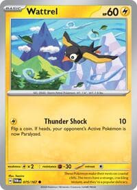 Wattrel - SV06: Twilight Masquerade - Pokemon card