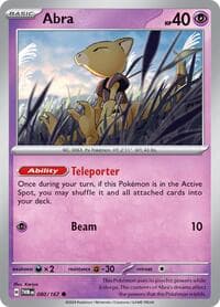 Abra - SV06: Twilight Masquerade - Pokemon card