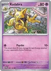 Kadabra - SV06: Twilight Masquerade - Pokemon card