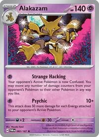 Alakazam - SV06: Twilight Masquerade - Pokemon card