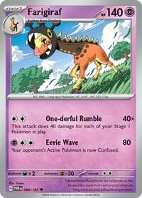 Farigiraf - SV06: Twilight Masquerade - Pokemon card