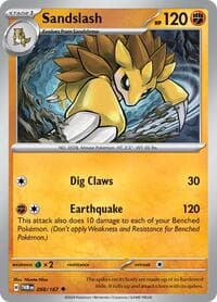 Sandslash - SV06: Twilight Masquerade - Pokemon card