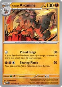 Hisuian Arcanine - SV06: Twilight Masquerade - Pokemon card