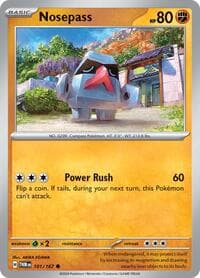 Nosepass - SV06: Twilight Masquerade - Pokemon card
