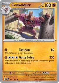 Conkeldurr - SV06: Twilight Masquerade - Pokemon card