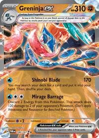 Greninja ex - SV06: Twilight Masquerade - Pokemon card