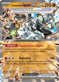 Cornerstone Mask Ogerpon ex - SV06: Twilight Masquerade - Pokemon card