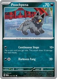 Poochyena - SV06: Twilight Masquerade - Pokemon card