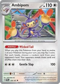 Ambipom - SV06: Twilight Masquerade - Pokemon card