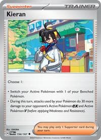 Kieran - SV06: Twilight Masquerade - Pokemon card