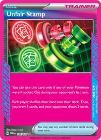 Unfair Stamp - SV06: Twilight Masquerade - Pokemon card