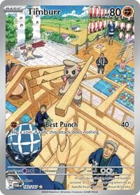 Timburr - SV06: Twilight Masquerade - Pokemon card